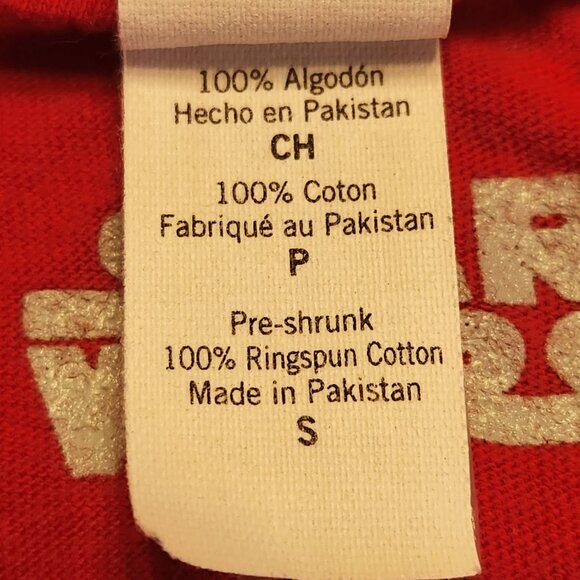 Star Wars The Child Baby Yoda “Galaxy’s Greetings” Christmas T-Shirt YS - Picture 4 of 5